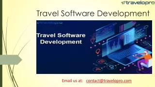 travel software development