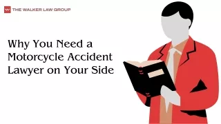 Why You Need a Motorcycle Accident Lawyer on Your Side