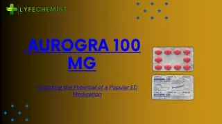 Revitalize Your Love Life Aurogra 100 mg Tablets for Sale