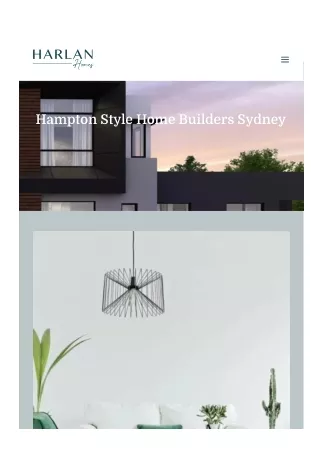 Hampton Style Home Builders Sydney