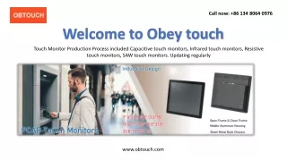 Buy Touch Screens and Touch Monitors Online at Obey Touch