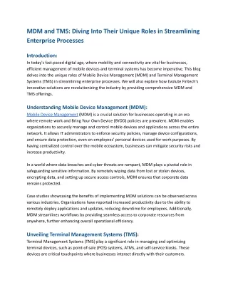 MDM and TMS Diving Into Their Unique Roles in Streamlining Enterprise Processes.docx