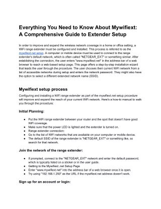 Everything You Need to Know About Mywifiext_ A Comprehensive Guide to Extender Setup (1)