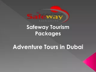 Evening desert safari in Dubai - Safeway Tourism