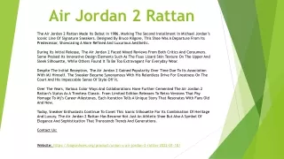 Air Jordan 2 Rattan