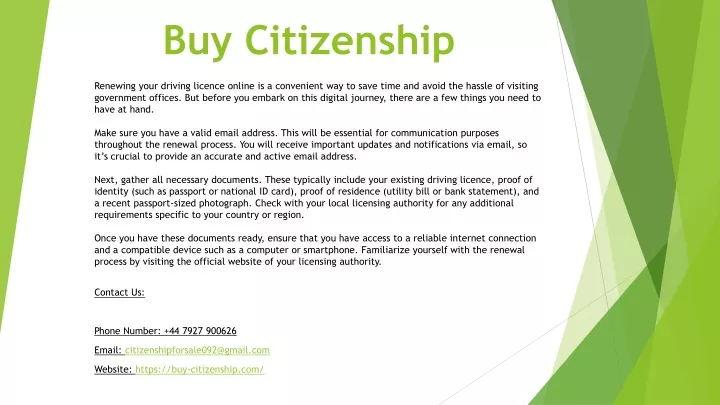 buy citizenship