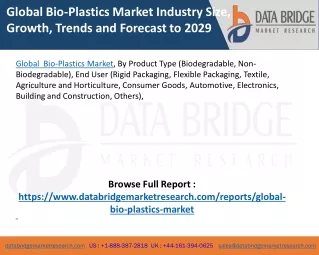 Global Bio-Plastics Market