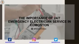 the importance of 24 7 emergency electrician