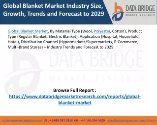 Global Blanket Market