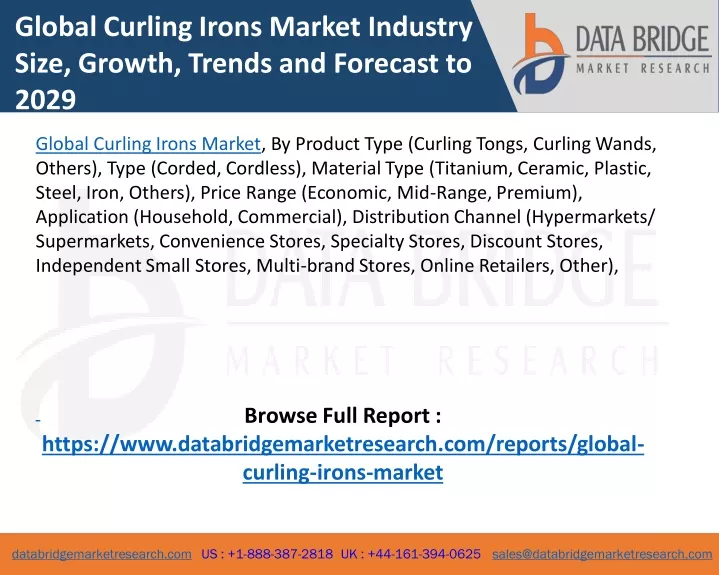 global curling irons market industry size growth