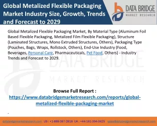 Global Metalized Flexible Packaging Market