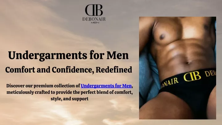 undergarments for men