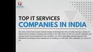 Top IT Service Company in India | Get Here IT Services