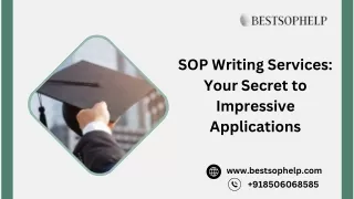 SOP Writing Services Your Secret to Impressive Applications