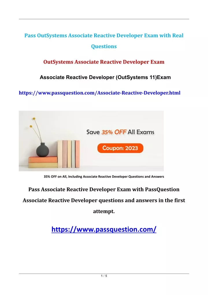 pass outsystems associate reactive developer exam