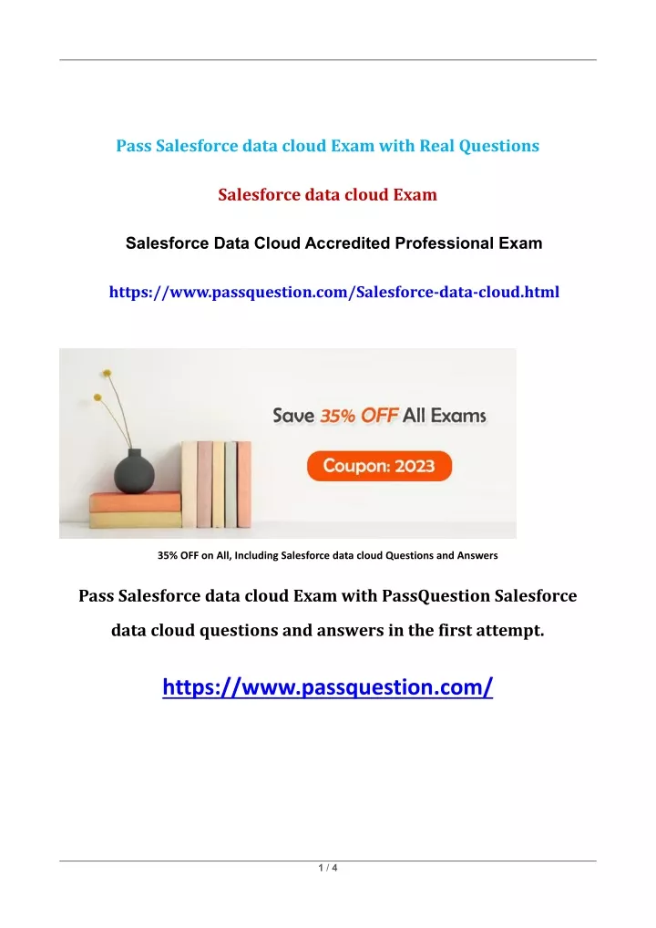 pass salesforce data cloud exam with real
