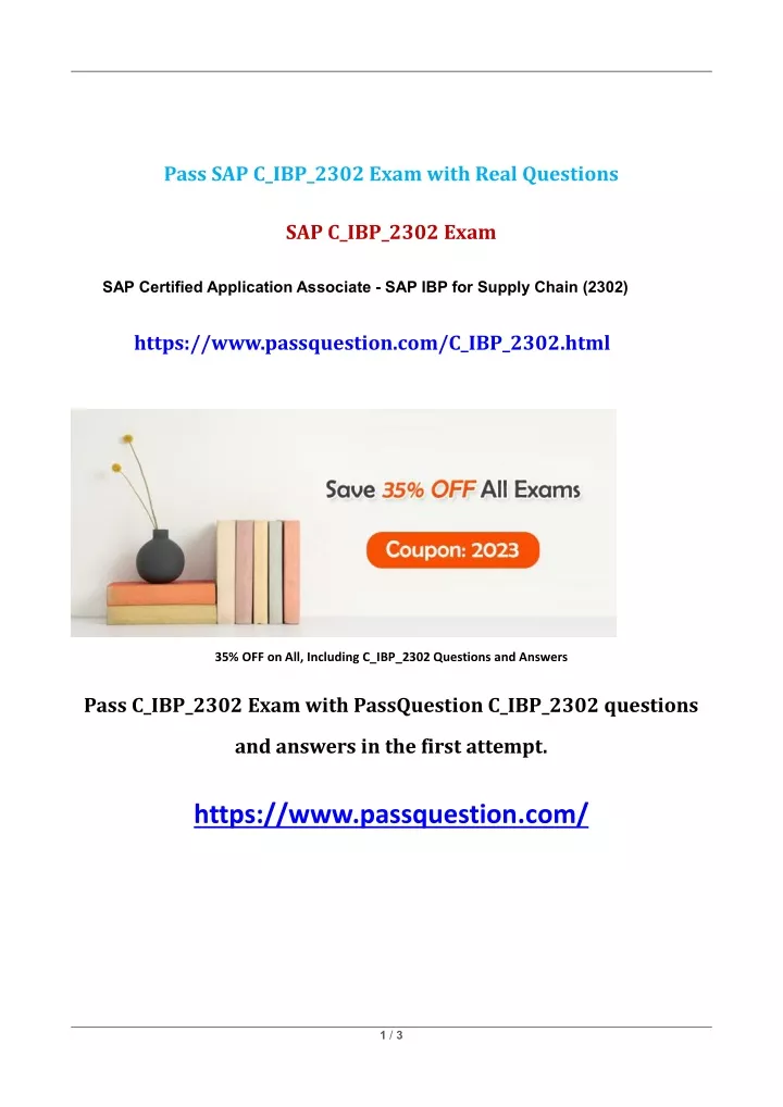 pass sap c ibp 2302 exam with real questions