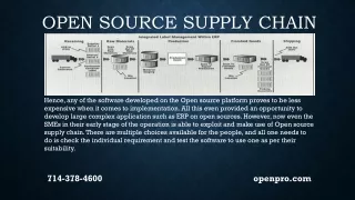 Open source supply chain