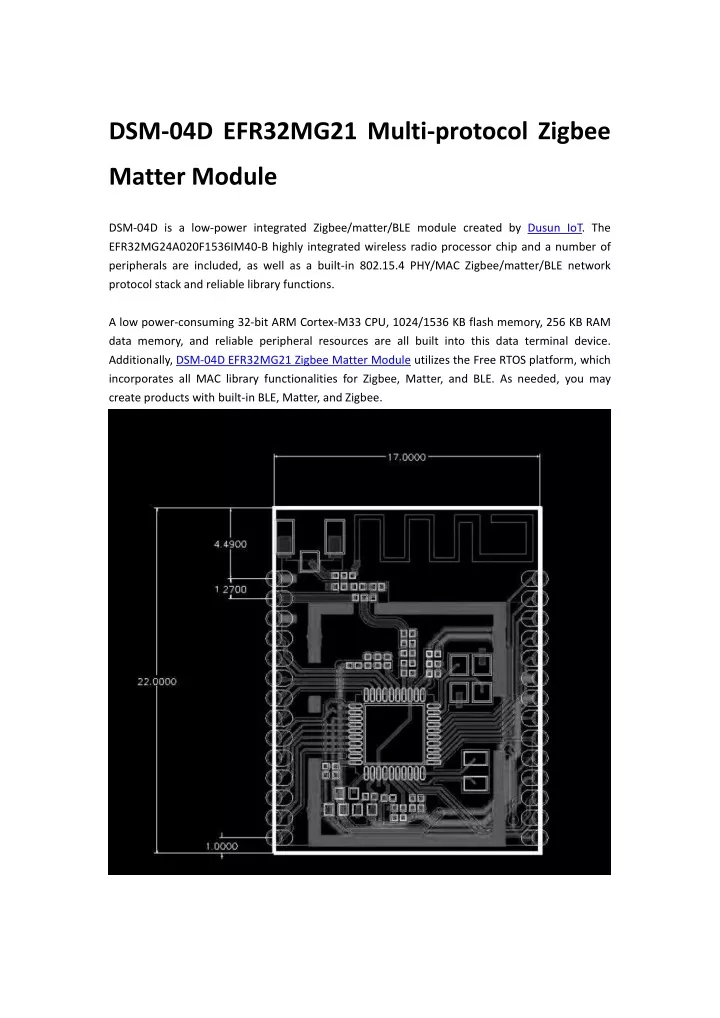 dsm 04d efr32mg21 multi protocol zigbee