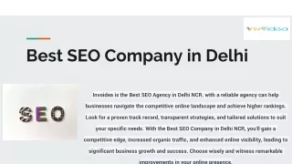 Best SEO Company in Delhi