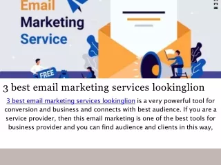 3 best email marketing services lookinglion