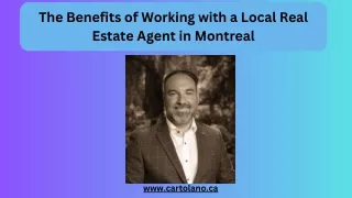 the benefits of working with a local real estate