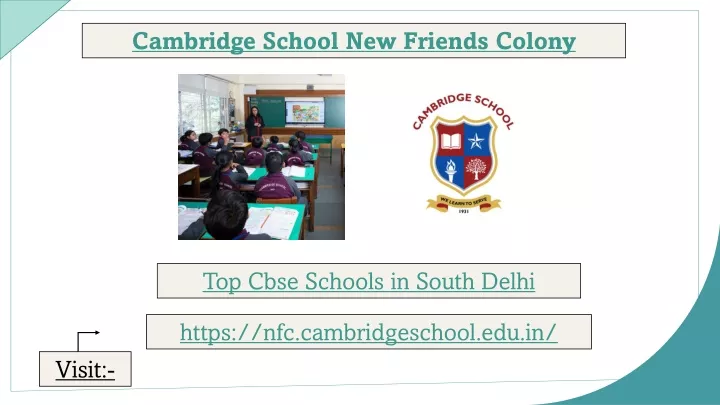 cambridge school new friends colony