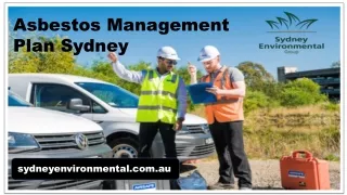 Asbestos Management Plan Sydney