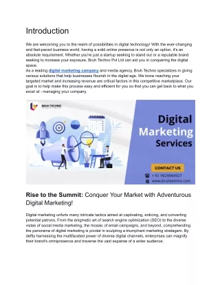 Rise to the Summit: Conquer Your Market with Adventurous Digital Marketing!