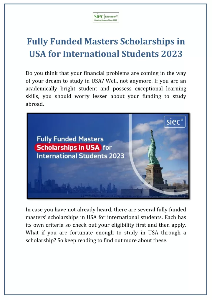 ppt-fully-funded-masters-scholarships-in-usa-for-international