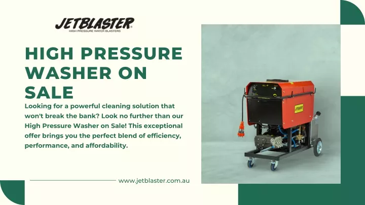 high pressure washer on sale looking