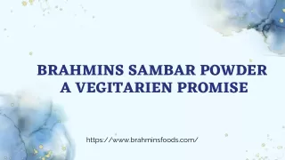 Brahmins Sambar Powder