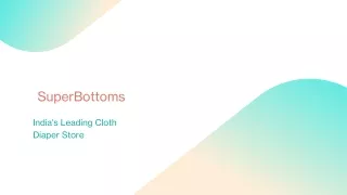 Best Cloth Diaper Store in India - SuperBottoms