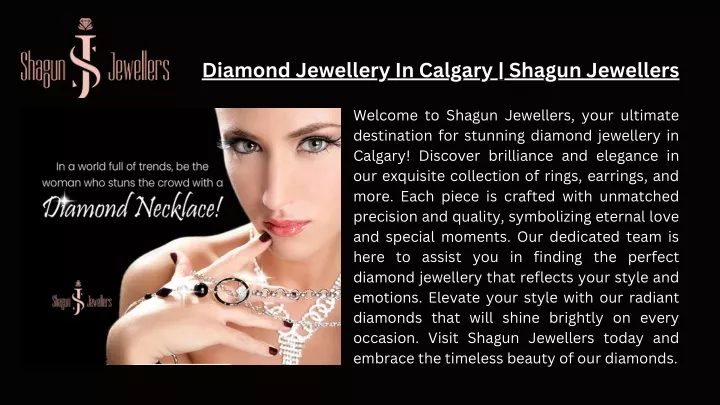 diamond jewellery in calgary shagun jewellers