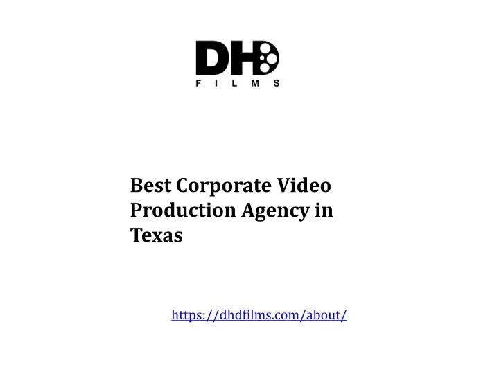 best corporate video production agency in texas