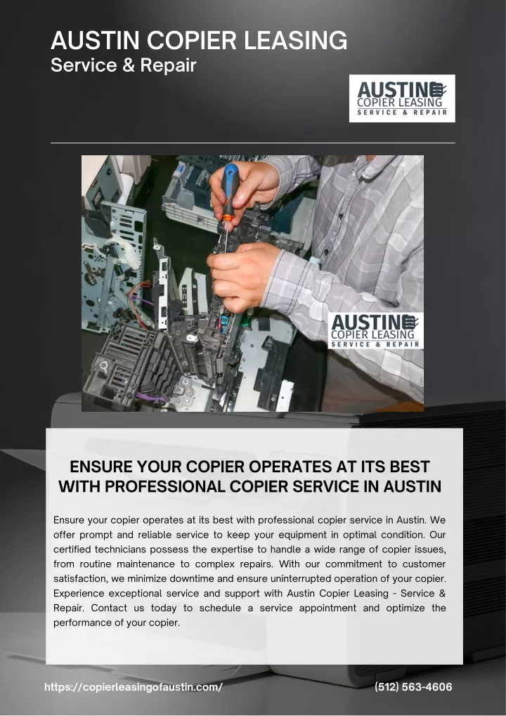 austin copier leasing service repair