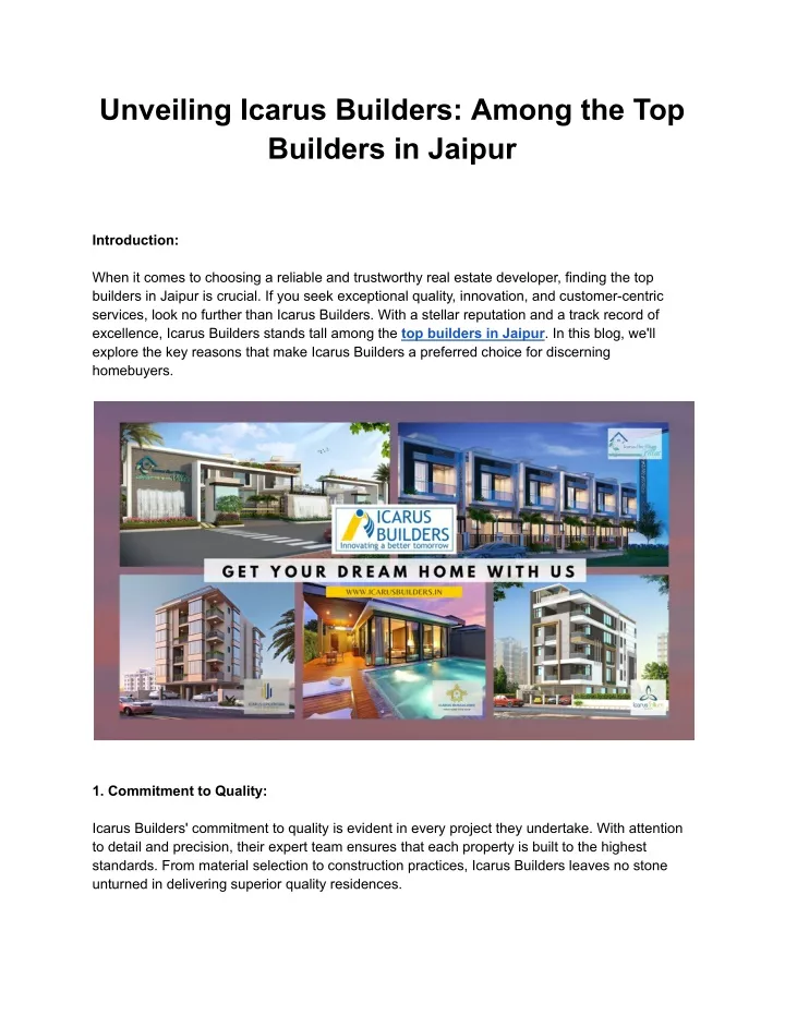 unveiling icarus builders among the top builders