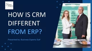 How Is CRM Different From ERP?