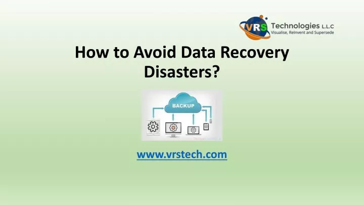 how to avoid data recovery disasters
