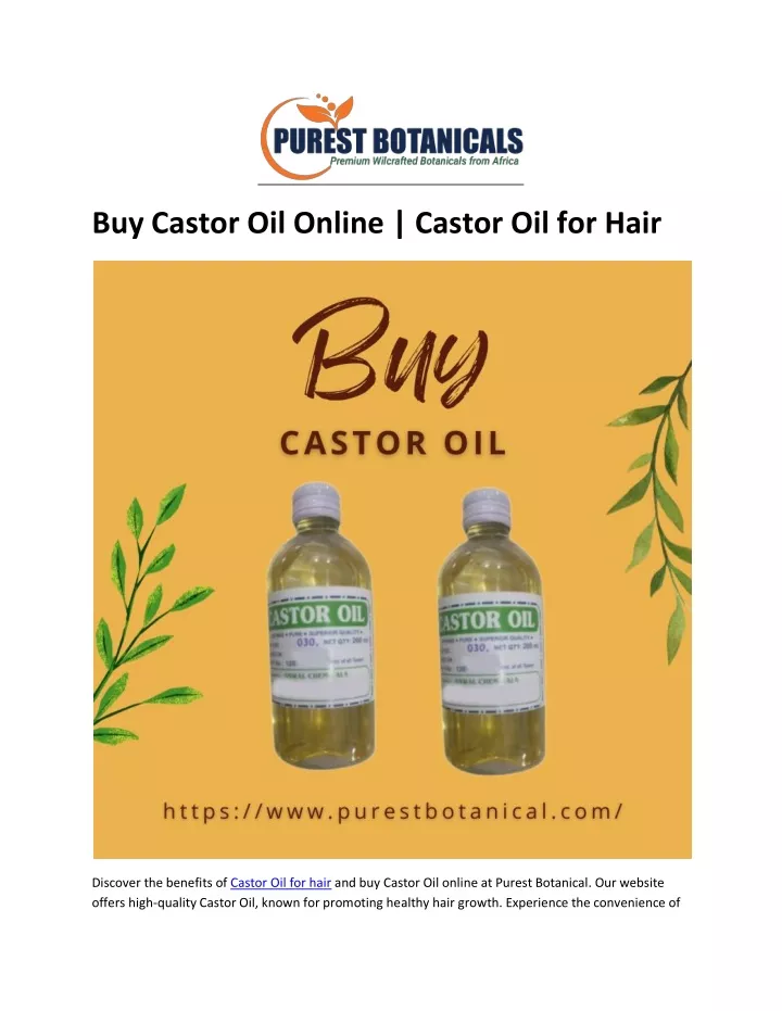 buy castor oil online castor oil for hair