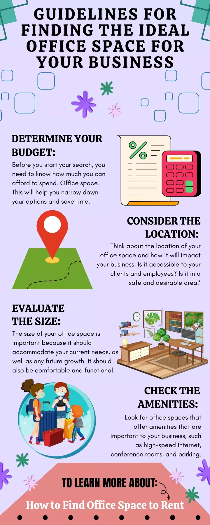 guidelines for finding the ideal office space