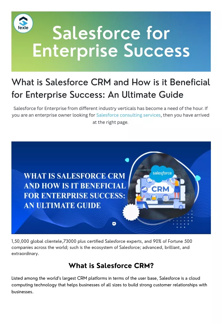 salesforce for enterprise success