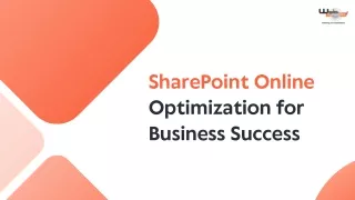 SharePoint Online Optimization for Business Success