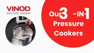 Most Innovative 3-in-1 Pressure Cookers in India