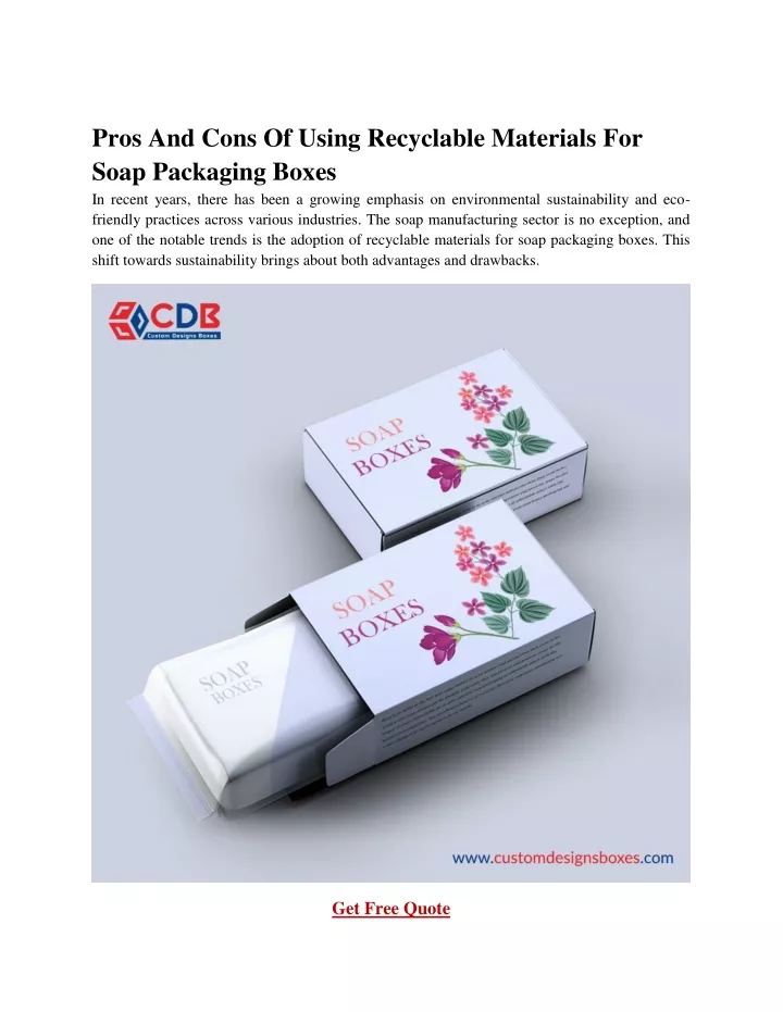 pros and cons of using recyclable materials