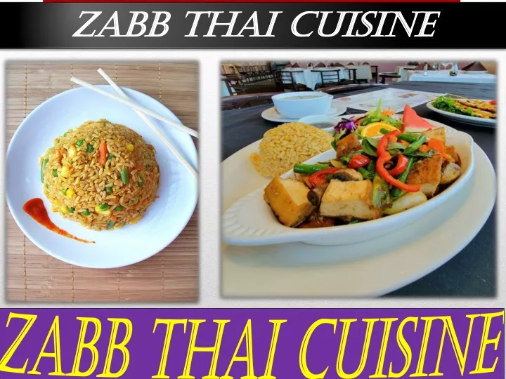 zabb thai cuisine