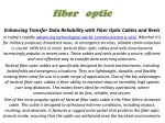 fiber optic - slide 1