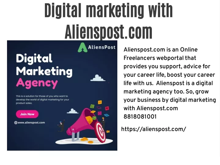 digital marketing with alienspost com