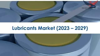 Lubricants Market Key Trends and Growth Opportunities to 2029