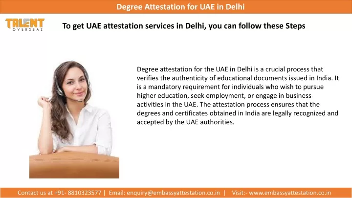 degree attestation for uae in delhi